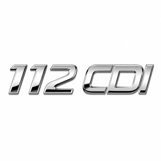 112 CDI Krom Bagaj Yazısı Mercedes-Benz Uyumlu