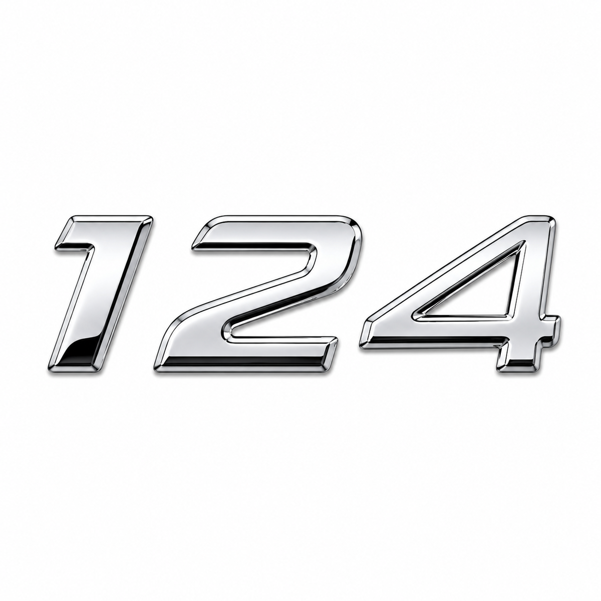 124 Krom Bagaj Yazısı Mercedes-Benz Uyumlu