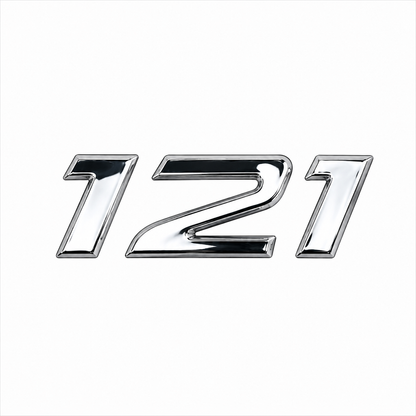 121 Krom Bagaj Yazısı Mercedes-Benz Uyumlu
