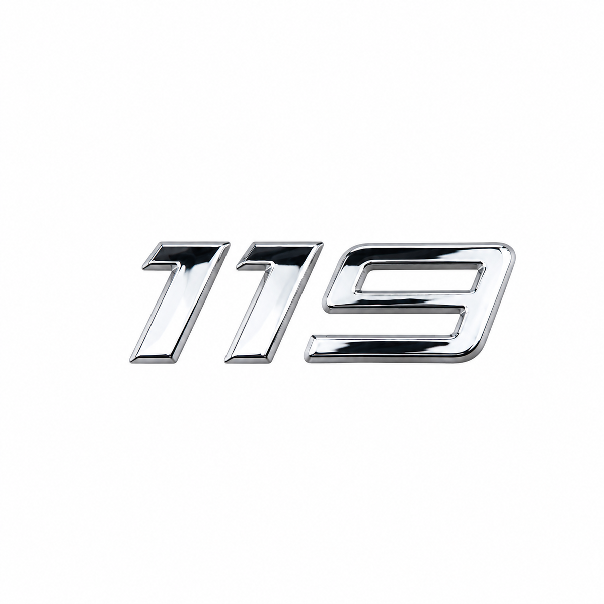 119 Krom Bagaj Yazısı Mercedes-Benz Uyumlu
