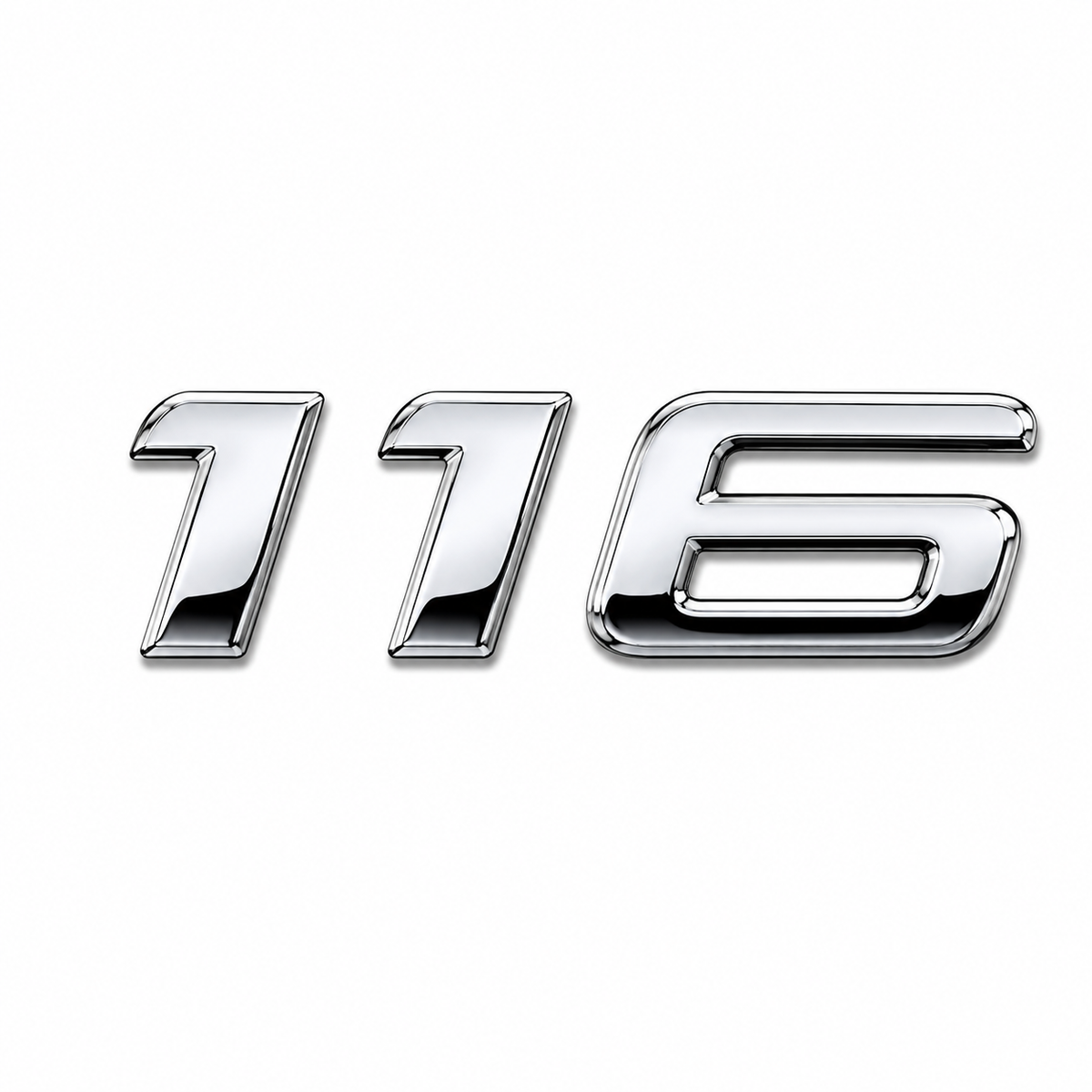 116 Krom Bagaj Yazısı Mercedes-Benz Uyumlu