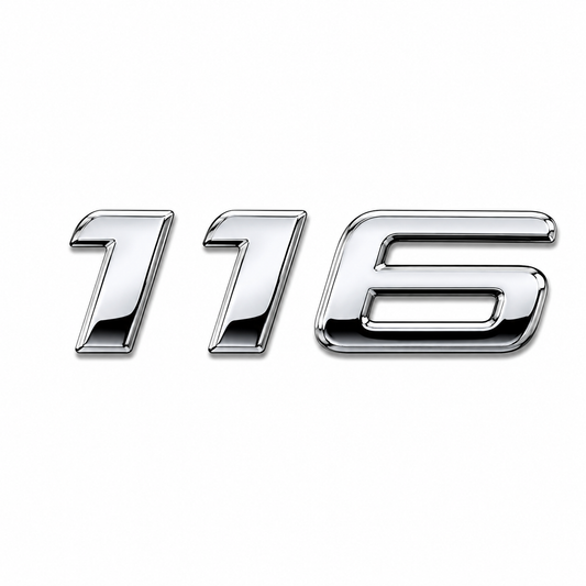 116 Krom Bagaj Yazısı Mercedes-Benz Uyumlu