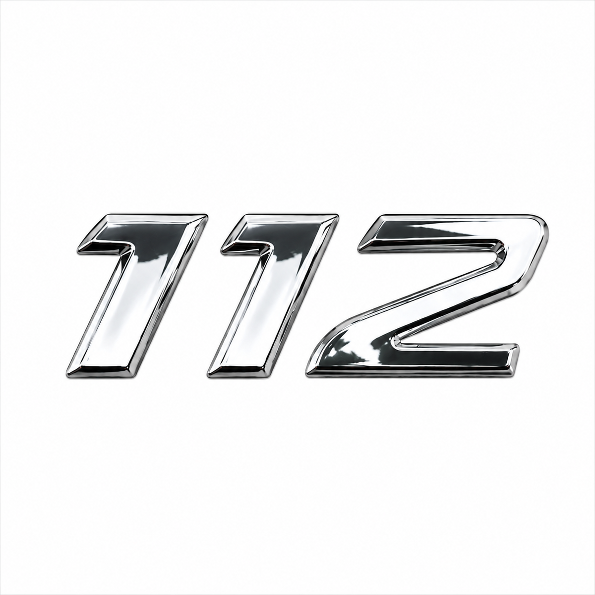 112 Krom Bagaj Yazısı Mercedes-Benz Uyumlu