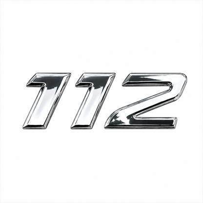 112 Krom Bagaj Yazısı Mercedes-Benz Uyumlu