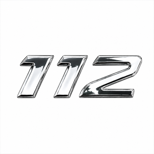 112 Krom Bagaj Yazısı Mercedes-Benz Uyumlu