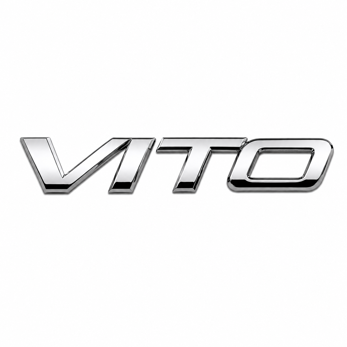 Vito Küçük varyant; ölçü: 123x22 mm Krom Bagaj Yazısı Mercedes-Benz Uyumlu