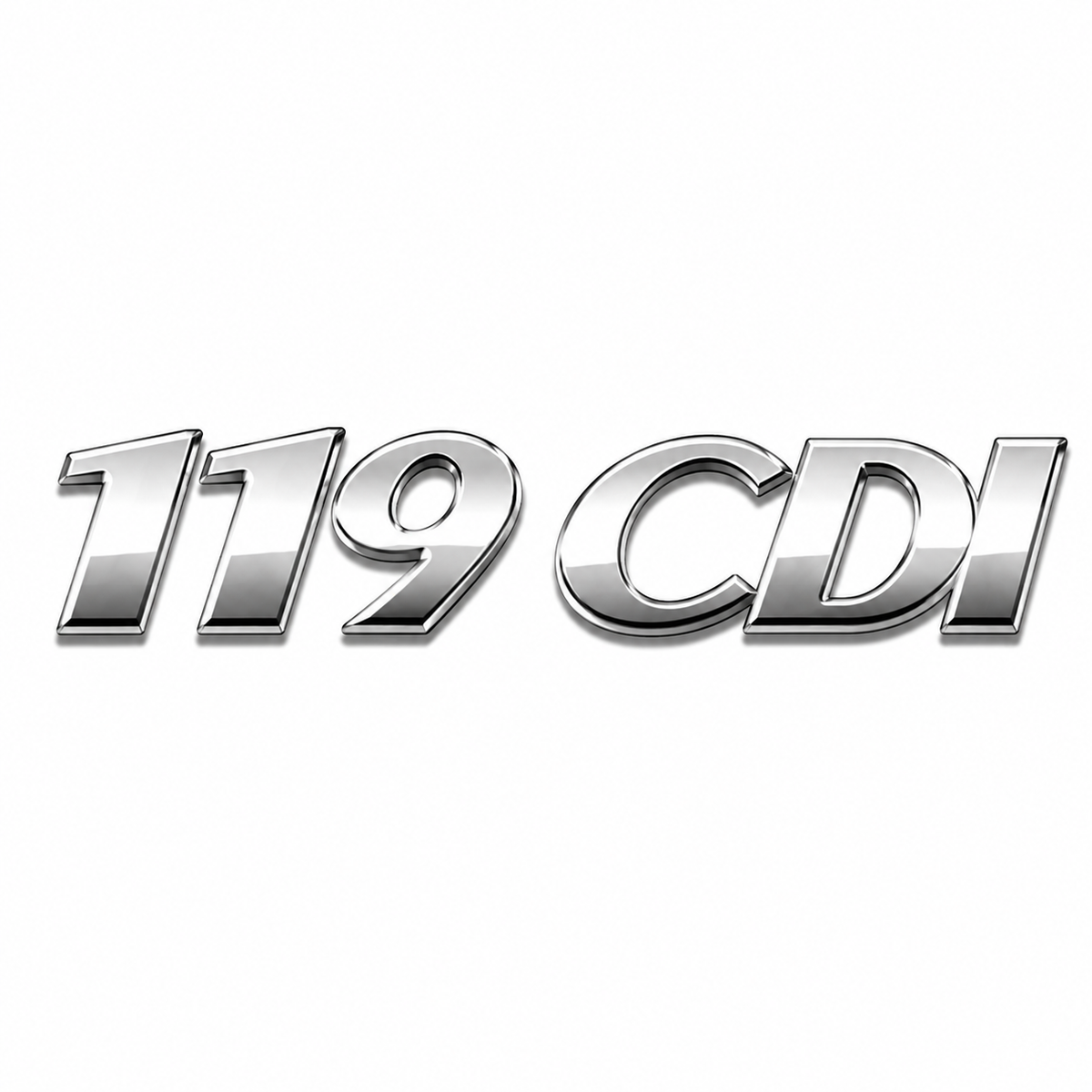 119 CDI Krom Bagaj Yazısı Mercedes-Benz Uyumlu