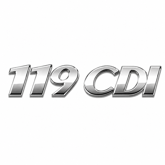 119 CDI Krom Bagaj Yazısı Mercedes-Benz Uyumlu