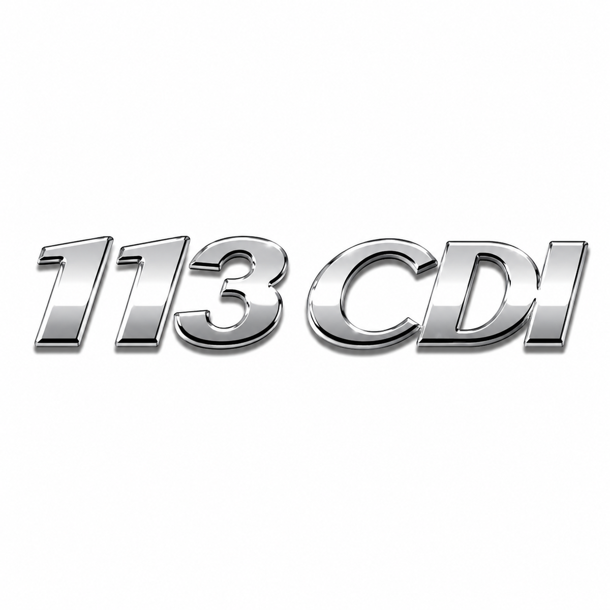 113 CDI Mercedes-Benz 2004-2011 uyumlu yazı Krom Bagaj Yazısı Mercedes-Benz Uyumlu