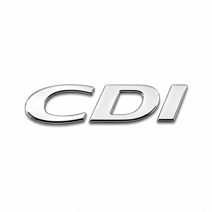 CDI Krom Bagaj Yazısı Mercedes-Benz Uyumlu