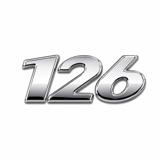 126 Krom Bagaj Yazısı Mercedes-Benz Uyumlu
