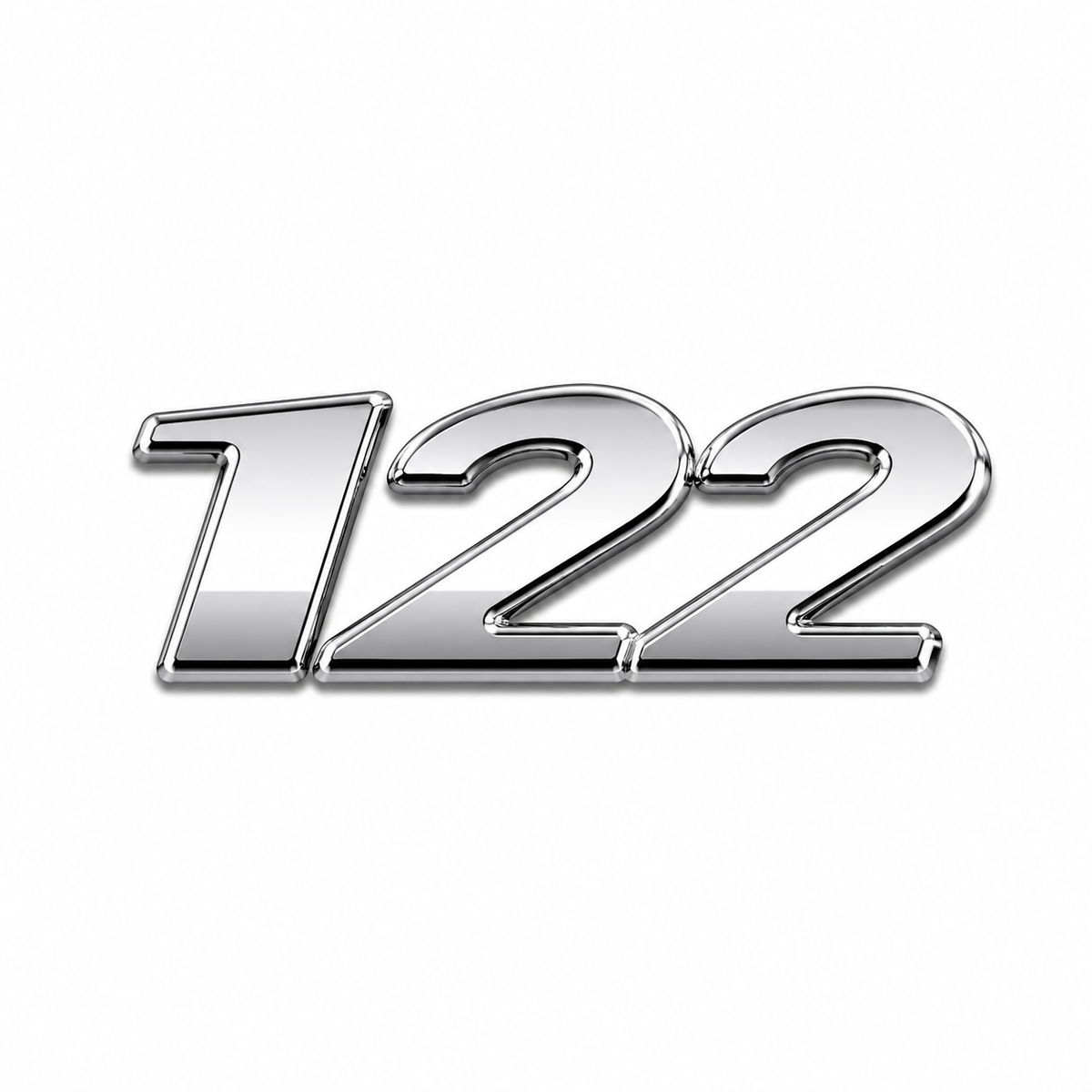 122 Krom Bagaj Yazısı Mercedes-Benz Uyumlu