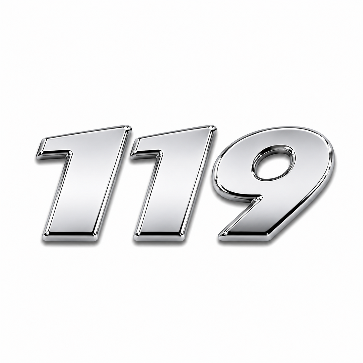 119 Krom Bagaj Yazısı Mercedes-Benz Uyumlu