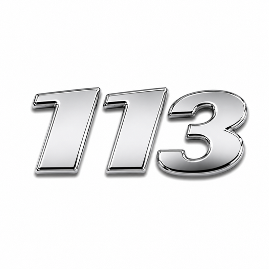 113 Krom Bagaj Yazısı Mercedes-Benz Uyumlu