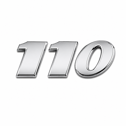 110 Krom Bagaj Yazısı Mercedes-Benz Uyumlu