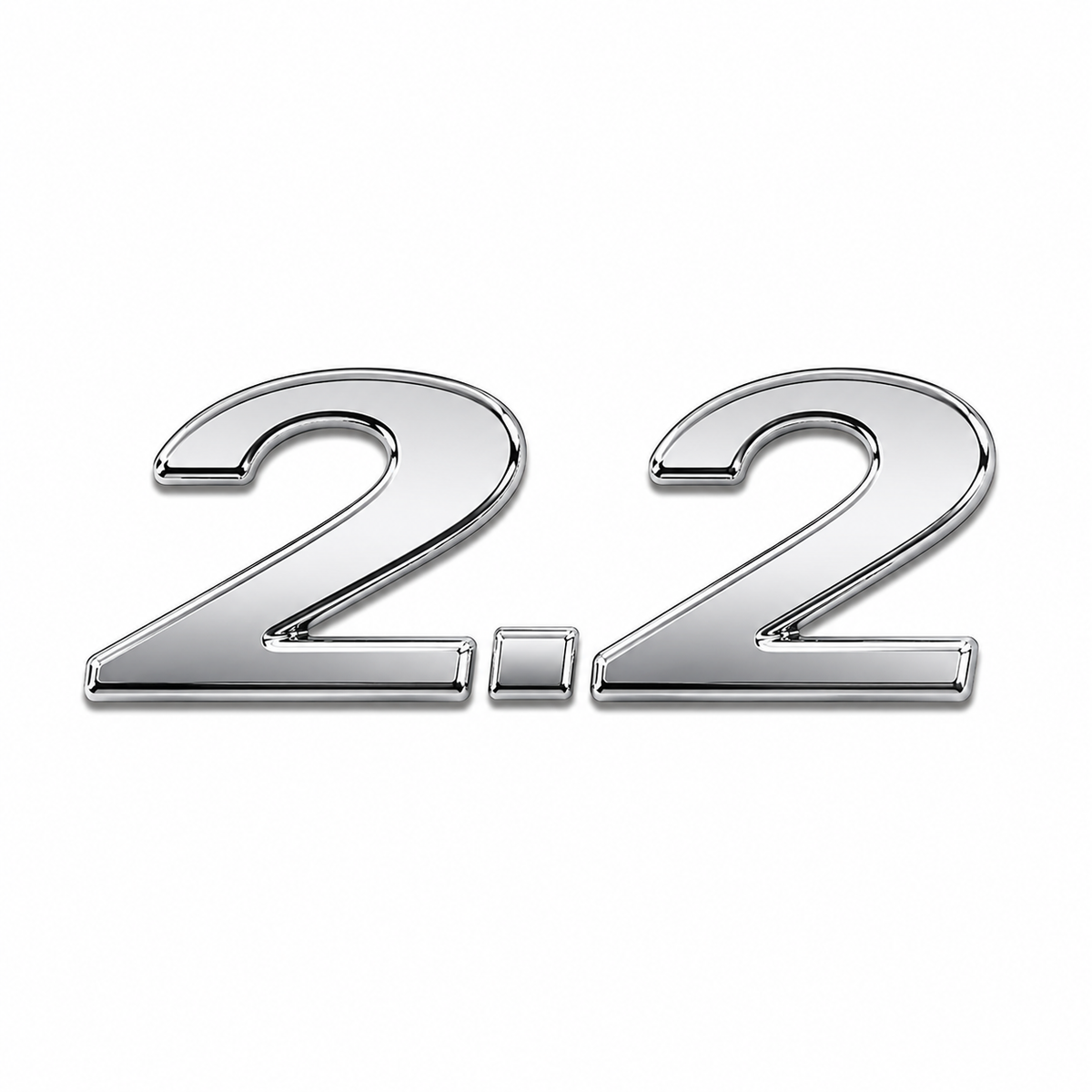 2.2 Krom Bagaj Yazısı Mercedes-Benz Uyumlu