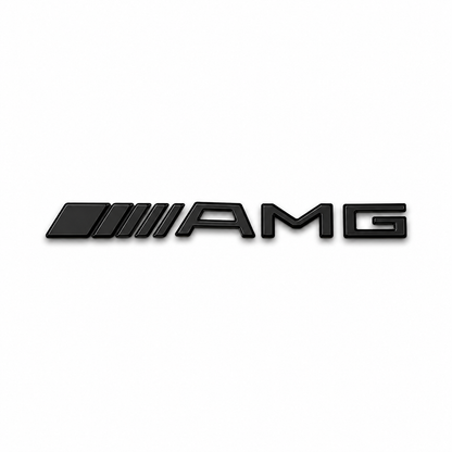 AMG Düz Siyah Bagaj Yazısı Mercedes-Benz Uyumlu