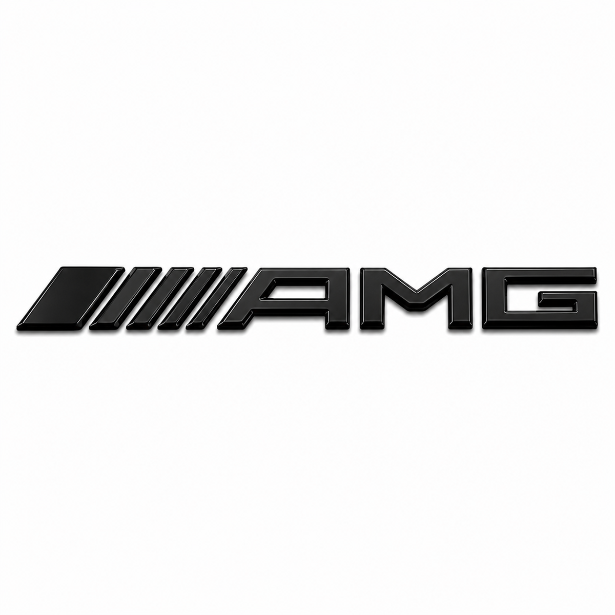 AMG Üçgen Tip Siyah Konsol Yazısı Mercedes-Benz Uyumlu