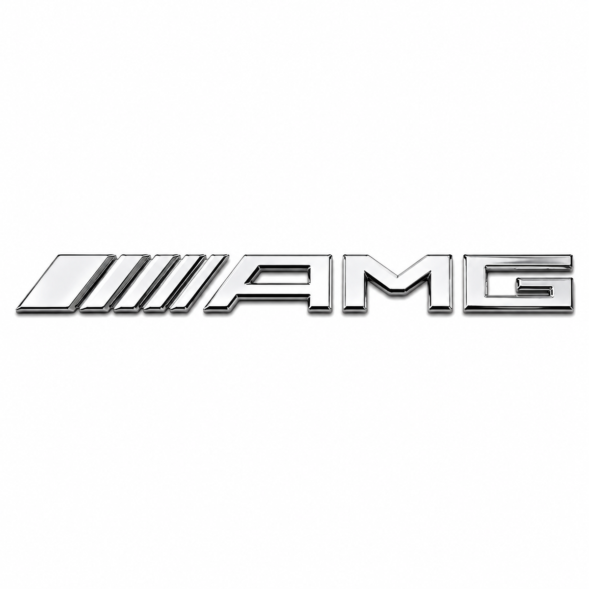 AMG Üçgen Tip Konsol cockpit Krom Konsol yazısı Mercedes-Benz Uyumlu