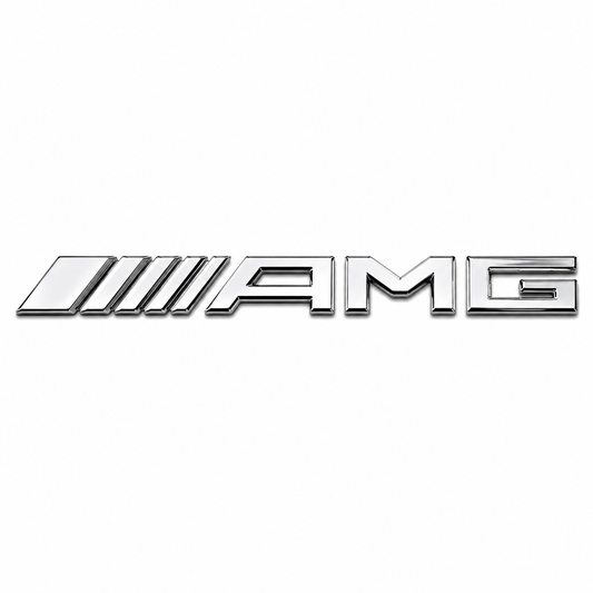 AMG Üçgen Tip Konsol cockpit Krom Konsol yazısı Mercedes-Benz Uyumlu