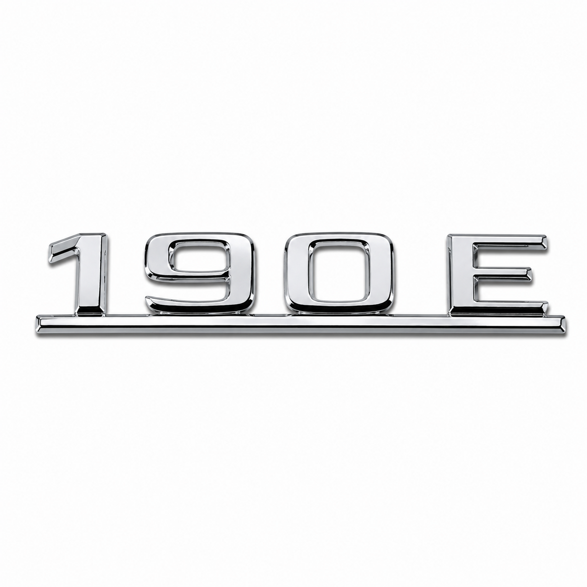 190 E Çubuklu E.M. Krom Bagaj Yazısı Mercedes-Benz Uyumlu