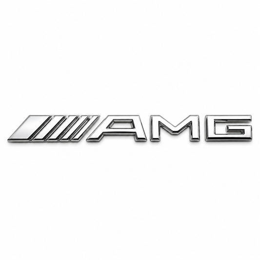 AMG Krom Bagaj Yazısı Mercedes-Benz Uyumlu
