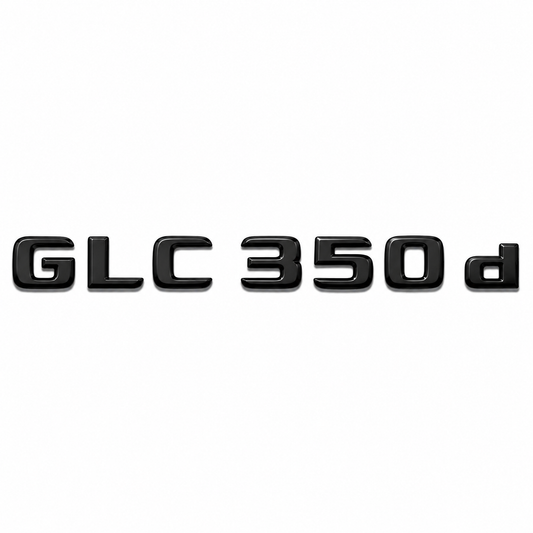 GLC 350 d Siyah Bagaj Yazısı Mercedes-Benz Uyumlu