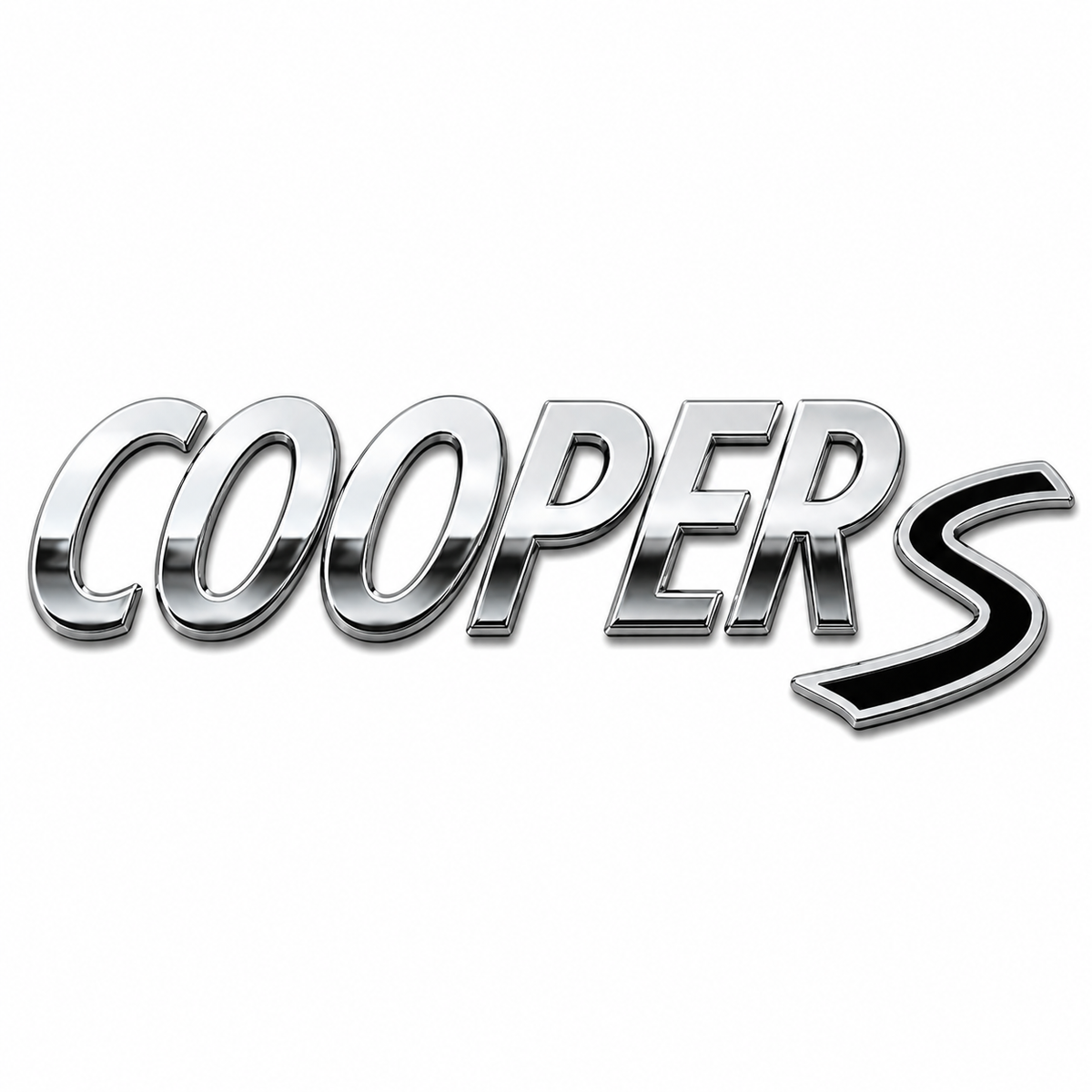 COOPER S Siyah Krom Bagaj Yazısı Mi̇ni̇ Cooper Uyumlu