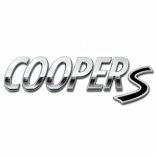 COOPER S Siyah Krom Bagaj Yazısı Mi̇ni̇ Cooper Uyumlu