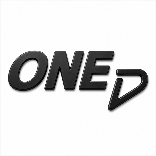 One D Siyah Bagaj Yazısı Mi̇ni̇ Cooper Uyumlu