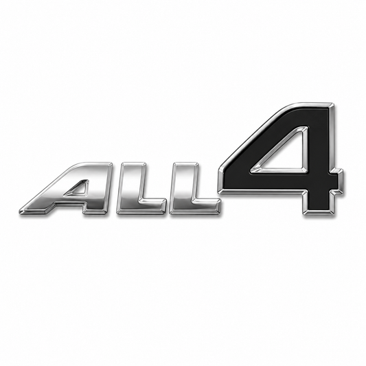 ALL4 Krom Bagaj Yazısı Mi̇ni̇ Cooper Uyumlu