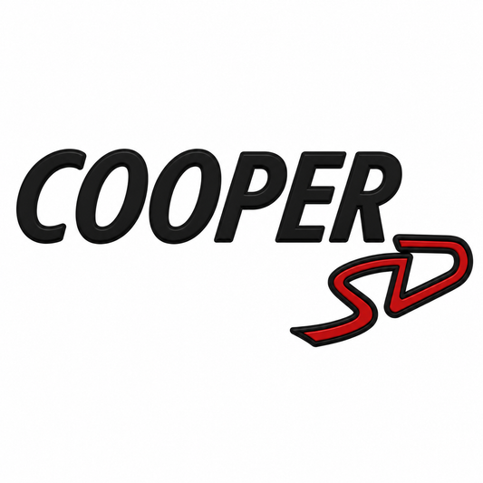 Cooper SD Siyah Bagaj Yazısı Mi̇ni̇ Cooper Uyumlu
