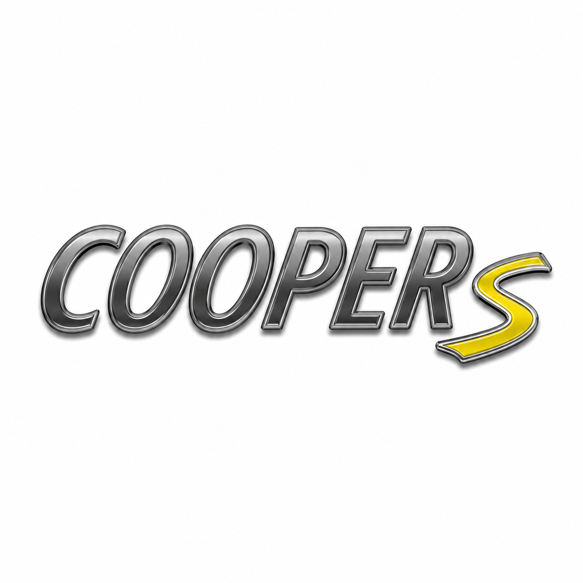 Cooper S Siyah Yeşil Bagaj Yazısı Mi̇ni̇ Cooper Uyumlu