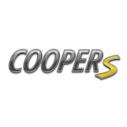 Cooper S Siyah Yeşil Bagaj Yazısı Mi̇ni̇ Cooper Uyumlu