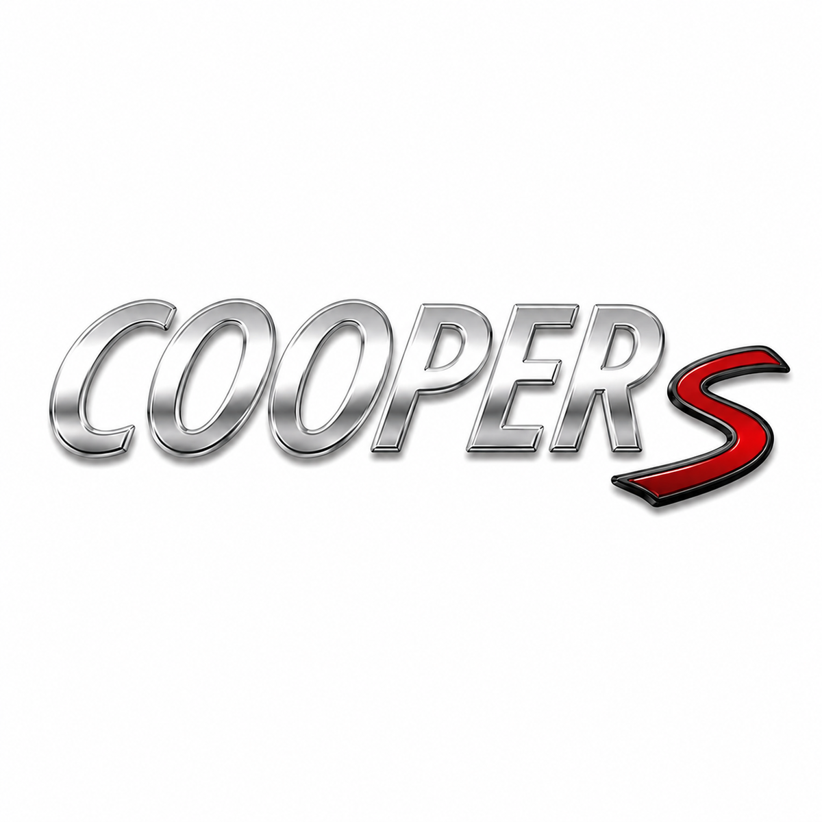 Cooper S Siyah Bagaj Yazısı Mi̇ni̇ Cooper Uyumlu