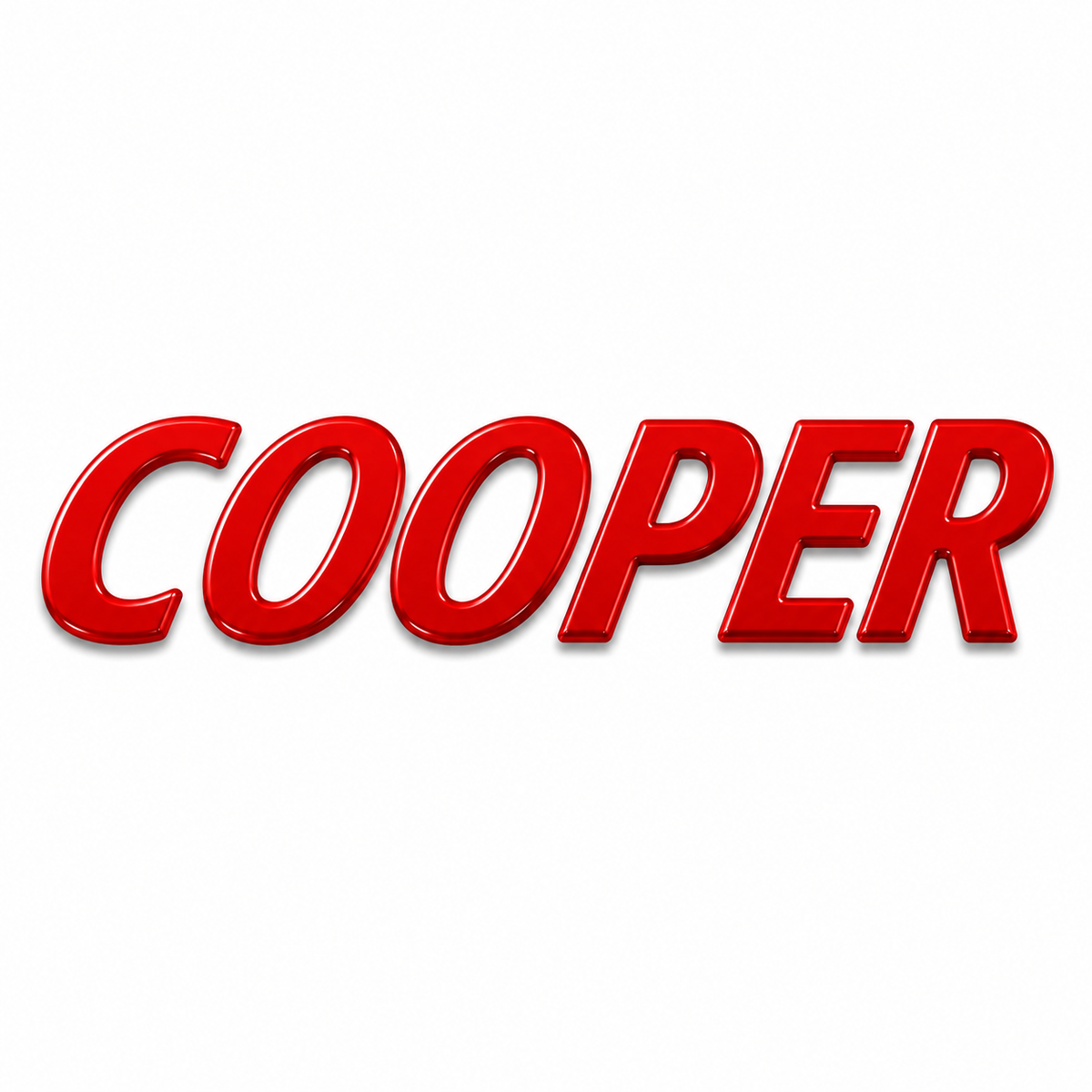 Cooper Kırmızı Bagaj Yazısı Mi̇ni̇ Cooper Uyumlu