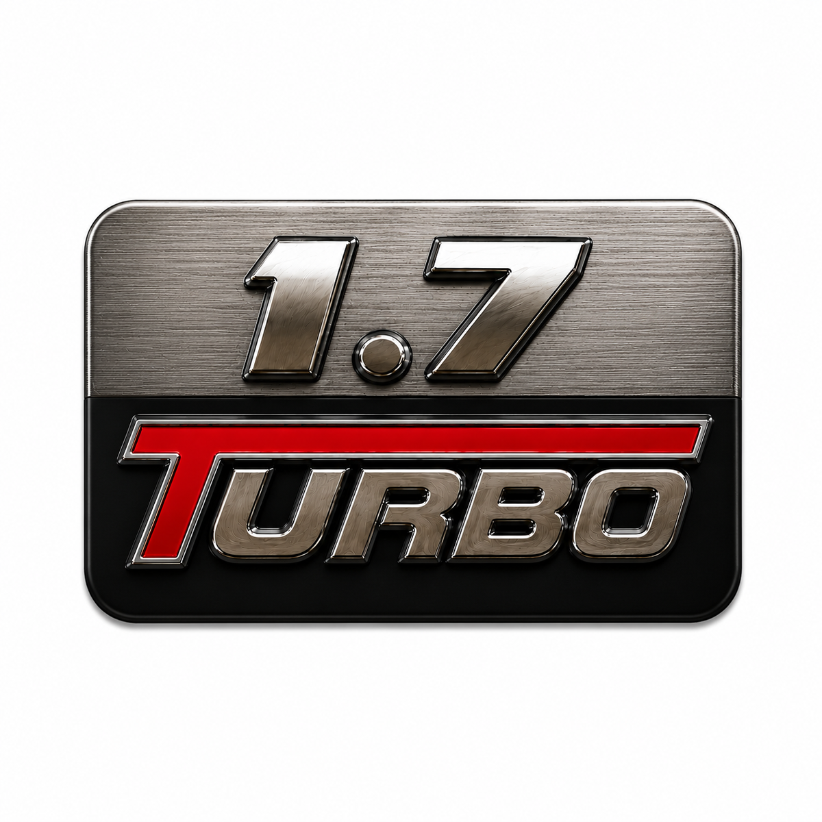 Turbo 1.7 Krom Bagaj Yazısı Muhteli̇f Uyumlu