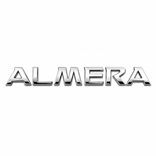 Almera 2000-2006 Krom Bagaj Yazısı Nissan Uyumlu