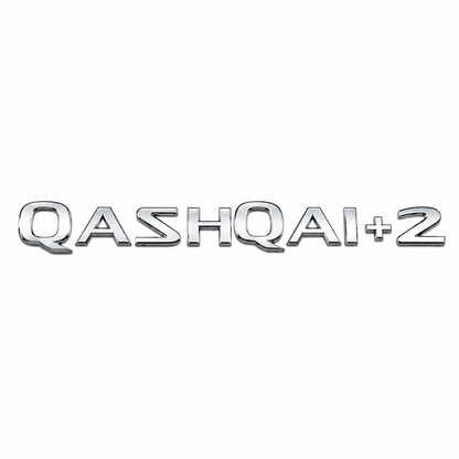 Qashqai +2 E.M. Krom Bagaj Yazısı Nissan Uyumlu