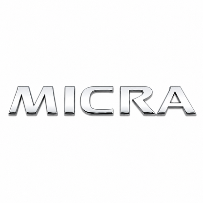 Micra E.M. Krom Bagaj Yazısı Nissan Uyumlu
