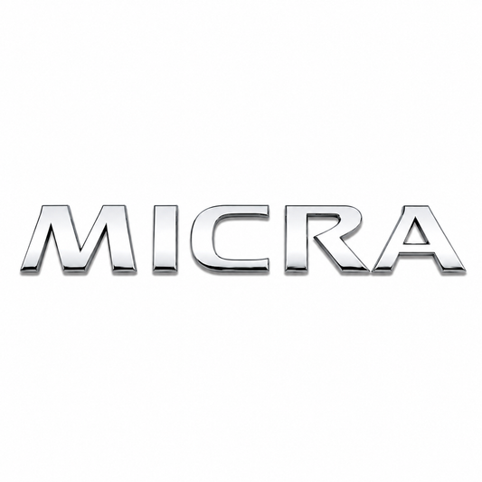 Micra E.M. Krom Bagaj Yazısı Nissan Uyumlu