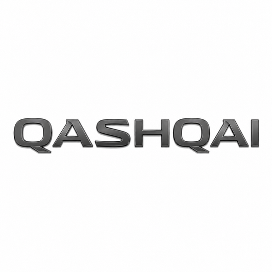 Qashqai + 2 E.M. Siyah Bagaj Yazısı Nissan Uyumlu