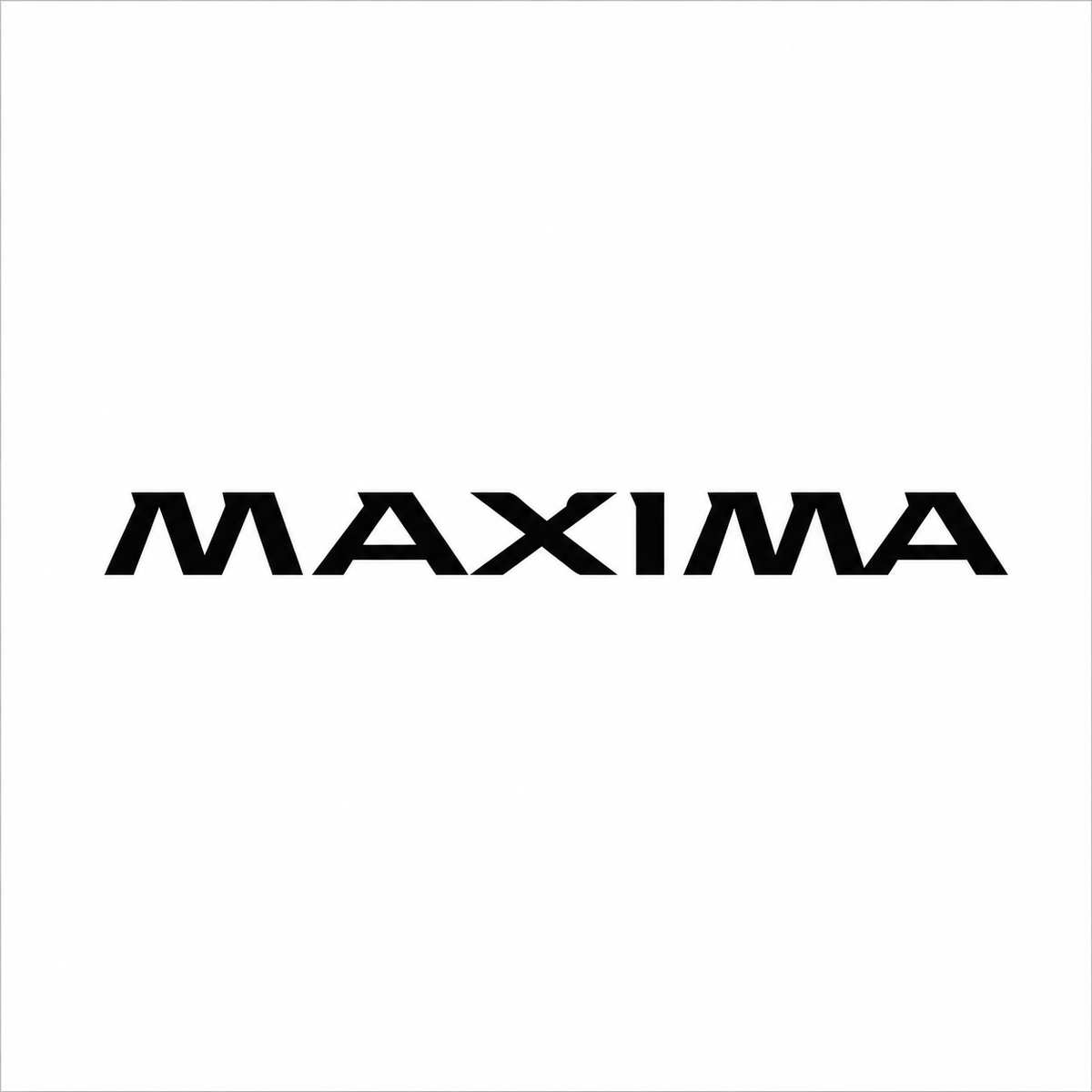 Maxima Siyah Bagaj Yazısı Nissan Uyumlu
