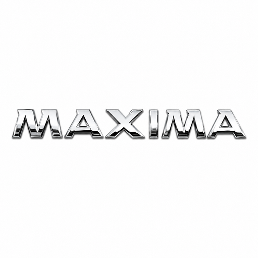 MAXIMA Krom Bagaj Yazısı Nissan Uyumlu