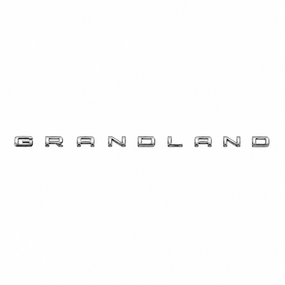 Grandland 2024 Krom Bagaj Yazısı Opel Uyumlu