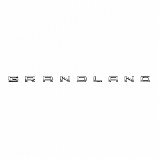 Grandland 2024 Krom Bagaj Yazısı Opel Uyumlu