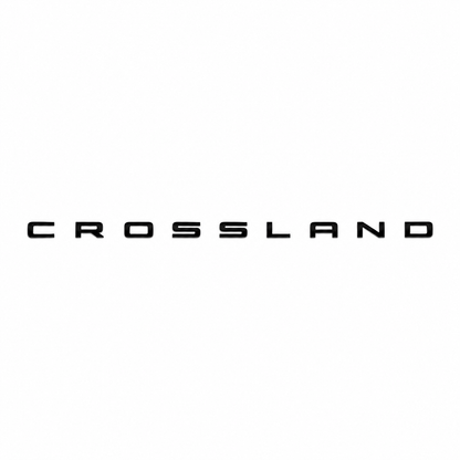 Crossland Siyah Bagaj Yazısı Opel Uyumlu