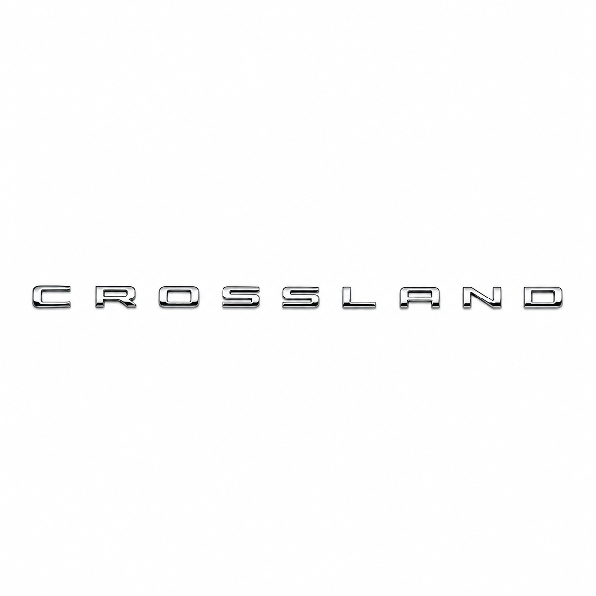 Crossland 2024 Krom Bagaj Yazısı Opel Uyumlu
