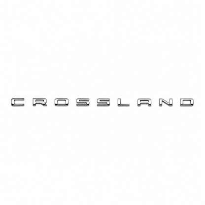 Crossland 2024 Krom Bagaj Yazısı Opel Uyumlu