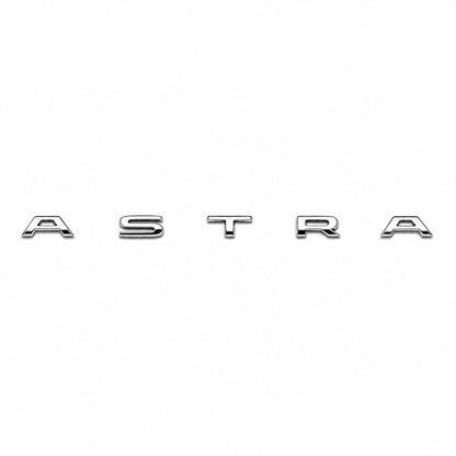 Astra 2024 Krom Bagaj Yazısı Opel Uyumlu